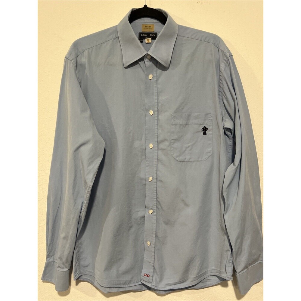 Rugby World‎ Cup 2007 Collection Eden Park Long Sleeve Button Up Shirt 42 16.5